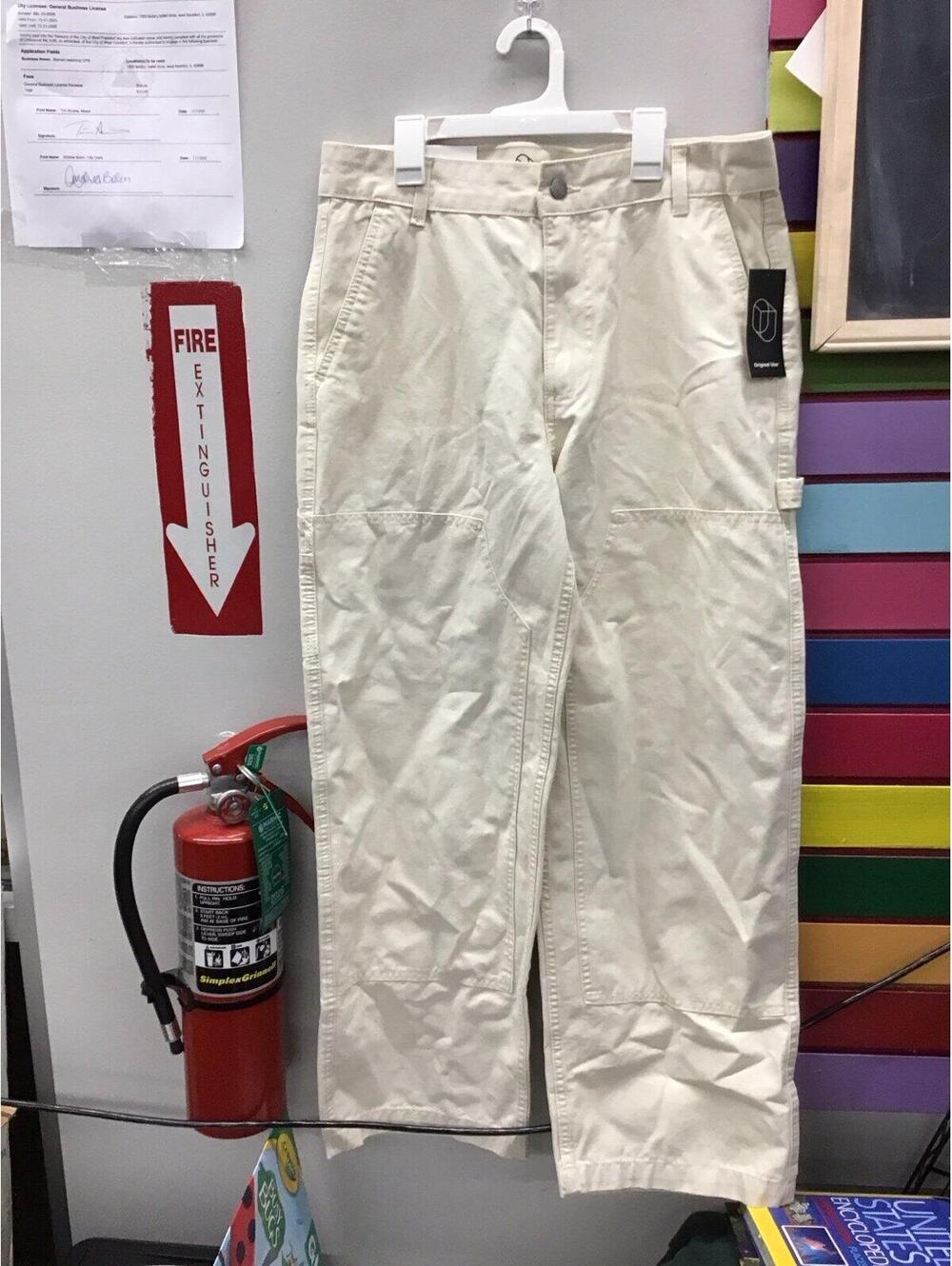 Original use men’s baggy carpenter jeans 30x30 canvas new from target